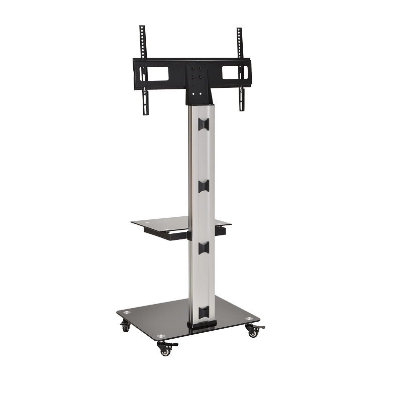 DQ Wall-Support Adrian 2 Móvil - Soporte TV de suelo Gris