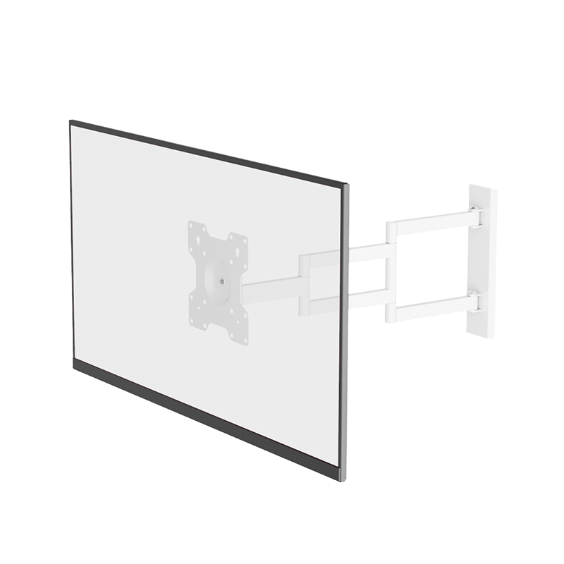 XTRARM Axis XL 70 cm Draai- en Kantelbare TV beugel wit