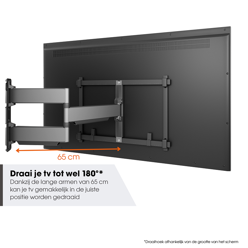 Vogel's TVM 5645 Draaibare tv-beugel 40 -77 inch platinumgrijs