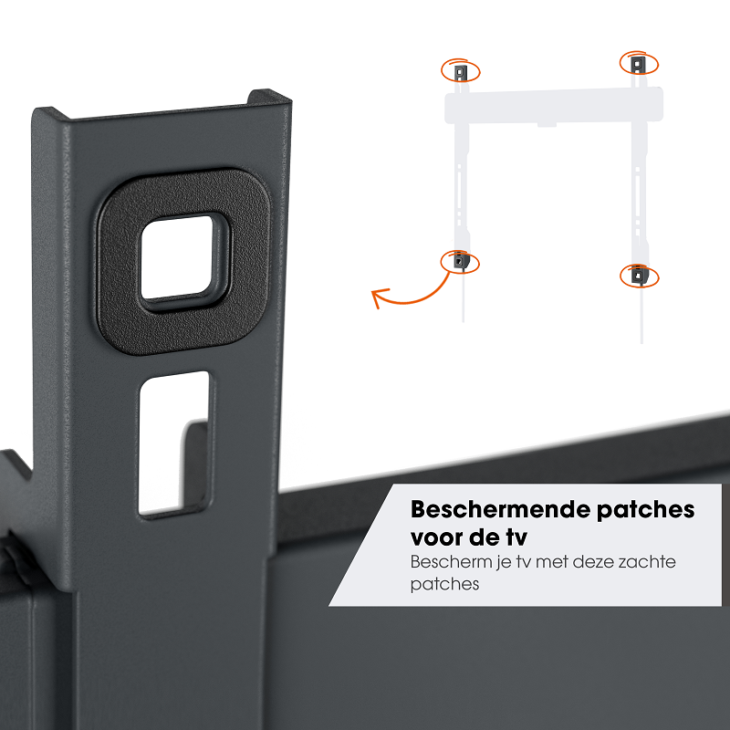 Vogel's TVM 5645 Draaibare tv-beugel 40 -77 inch platinumgrijs