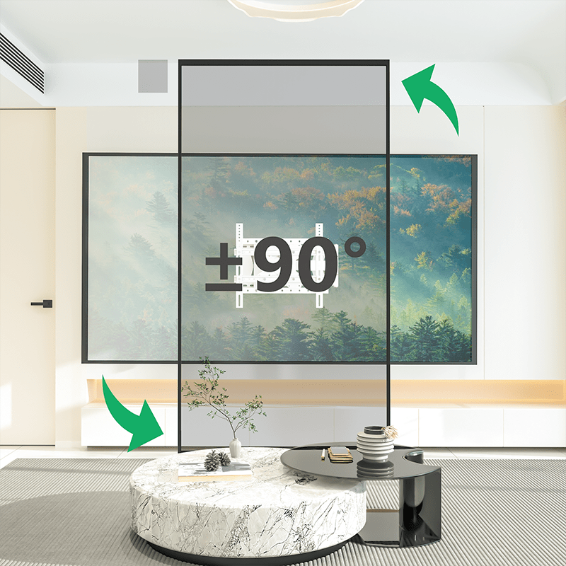 XTRARM Tantal 80 cm Flex - Soporte TV de pared Blanco