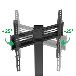 XTRARM TS1030 - Soporte TV Nogal de mesa