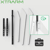 XTRARM Argo - Soporte TV de suelo Blanco/Gris