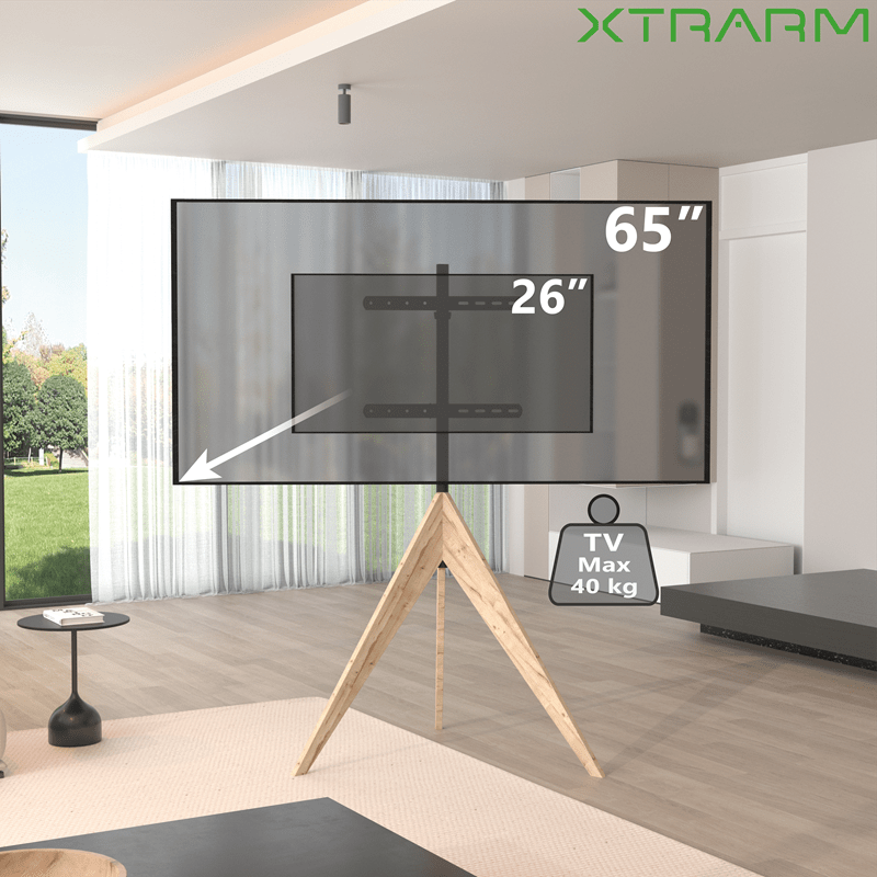 XTRARM Argo Trípod - Soporte TV de suelo Gris