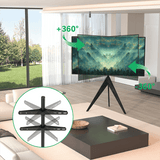 XTRARM Argo Trípod - Soporte TV de suelo Negro