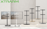 XTRARM Arius Impresión - Soporte TV de suelo Madera de Haya