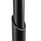 XTRARM Arius Soporte Tv de pie Oval Negro