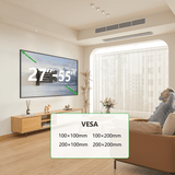 XTRARM Axis XL 108,5 cm Negro - Soporte de TV giratorio e inclinable