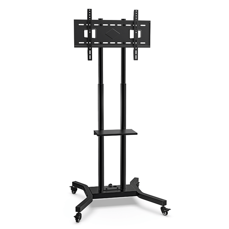 DQ Wall-Support Cato negro Móvil – Soporte Tv de pie