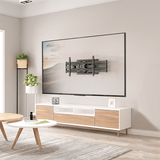 XTRARM Cratos 100 cm doble Rotate VESA 600 TV - Soporte TV de pared Negro