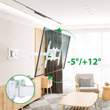 XTRARM Cratos 120 cm doble Rotate VESA 600 - Soporte TV de pared Blanco