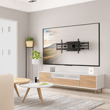 XTRARM Cratos 120 cm doble Rotate VESA 600 TV - Soporte TV de pared Negro