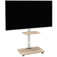 XTRARM Delphos Roble Móvil – Soporte Tv de pie