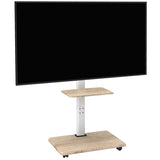 XTRARM Delphos Roble Móvil – Soporte Tv de pie