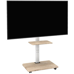 XTRARM Delphos Roble Móvil – Soporte Tv de pie