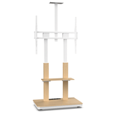 XTRARM Duolite blanco/haya – Soporte Tv de pie Manual