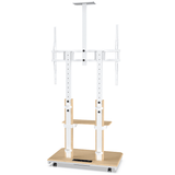 XTRARM Duolite blanco/haya – Soporte Tv de pie Manual