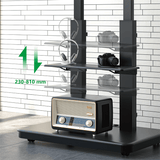 XTRARM Duolite negro – Soporte Tv de pie Manual