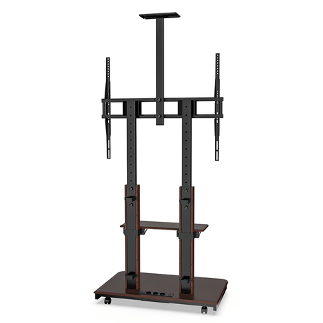 XTRARM Duolite negro/nogal – Soporte Tv de pie Manual