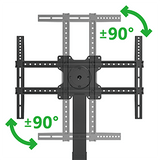 XTRARM Elevate Negro - Soporte de suelo eléctrico