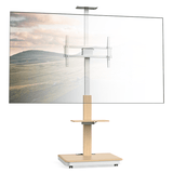 XTRARM Elite blanco/haya – Soporte Tv de pie Manual