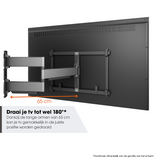 Vogel's TVM 5645 Draaibare tv-beugel 40 -77 inch platinumgrijs