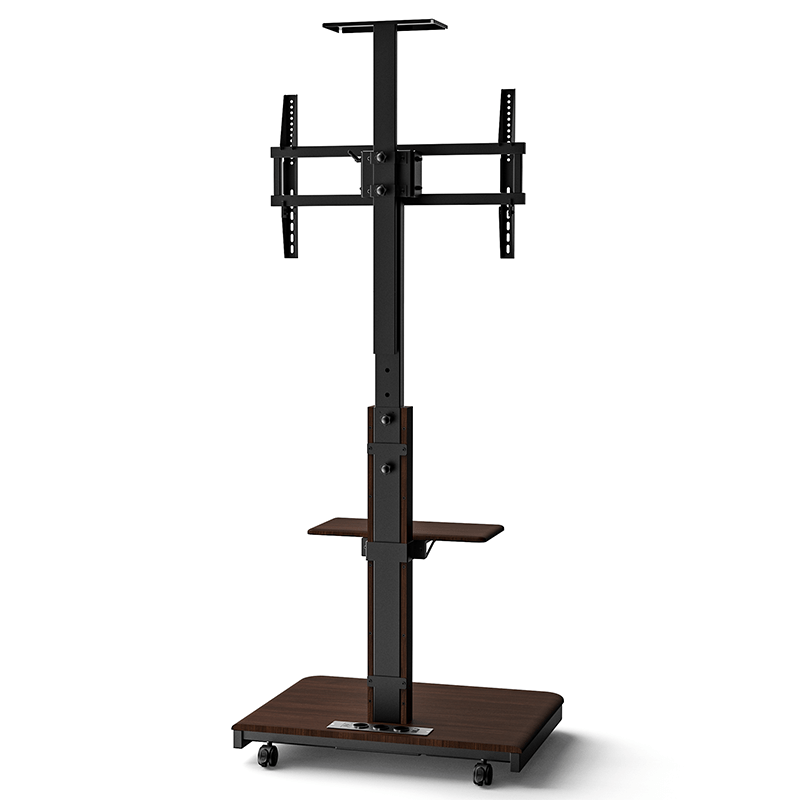 XTRARM Elite negro/nogal – Soporte Tv de pie Manual