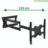 XTRARM Ferrom 120 cm Rotate - Soporte TV de pared Negro