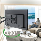 XTRARM Ferrom 120 cm Rotate - Soporte TV de pared Negro