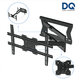 DQ Wall-Support Hercules 2.0 100 cm Flex VESA 600 - Soporte TV de pared Negro