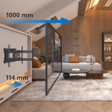 DQ Hercules Flex 2.0 VESA 600 100 cm TV beugel zwart