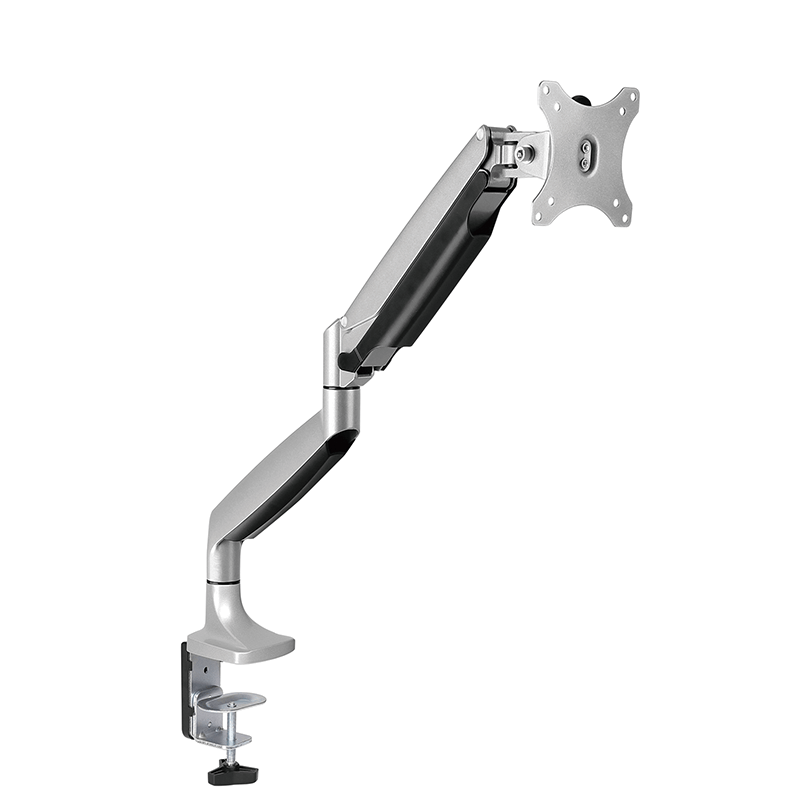 DQ Wall-Support Nika Brazo para un Monitor Gris con resorte de gas
