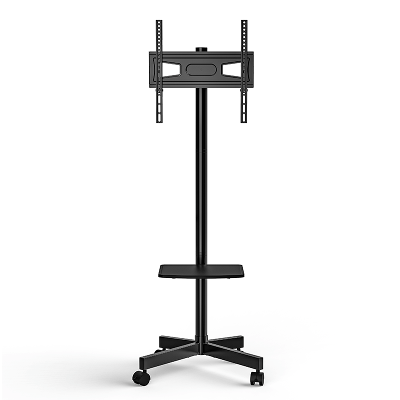 DQ Wall-Support Nyna Móvil Negro – Soporte Tv de suelo