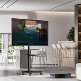 DQ Wall-Support Nyna Móvil Negro – Soporte Tv de suelo