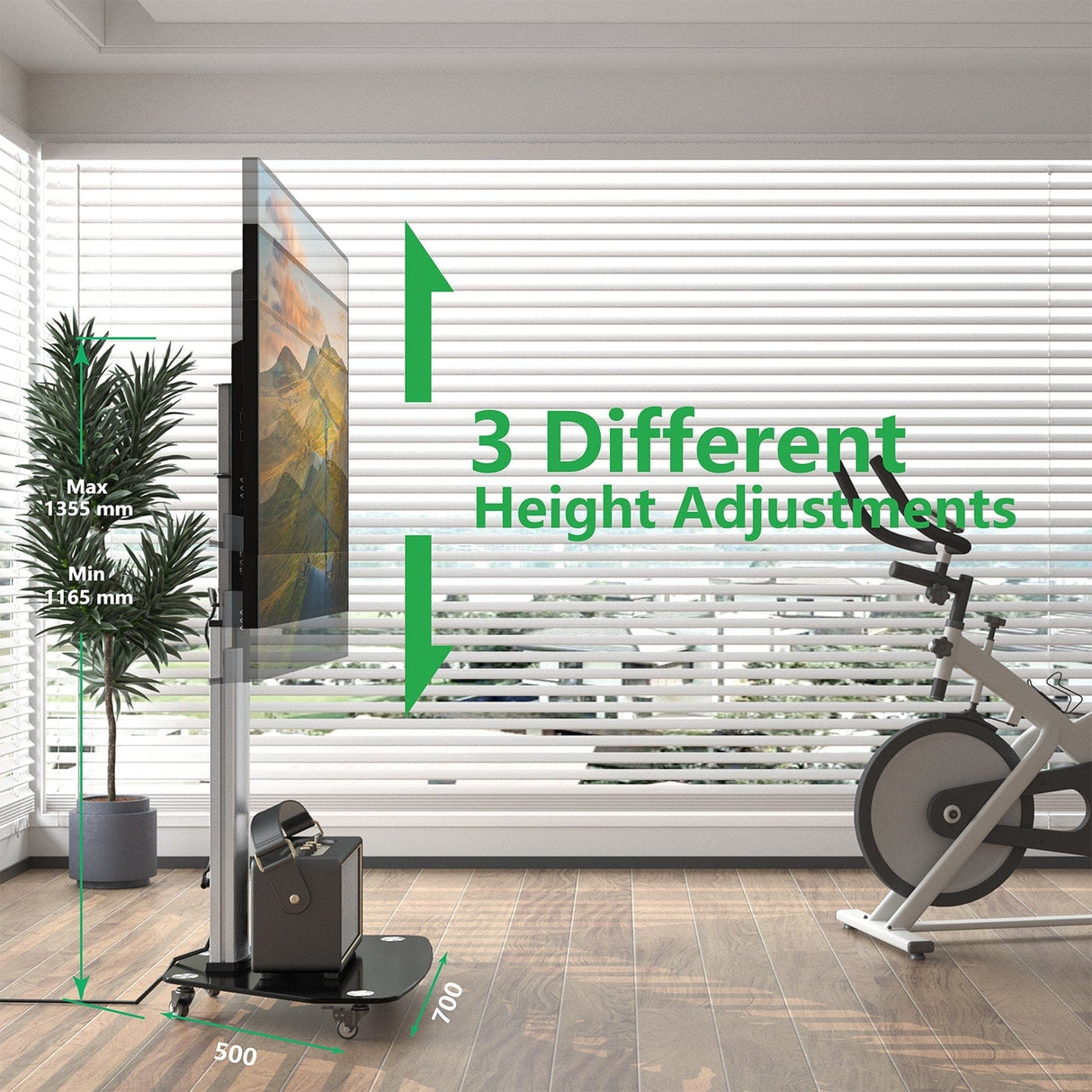 XTRARM TV Aluminio Proton 100: Alta definición para tu entretenimiento