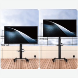 XTRARM Soporte Móvil para Televisión Proton 500 Pie-TV Negro: Funcionalidad y Estilo inigualables