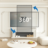 DQ Wandsteun Rotate XL 70 cm Draaibaar TV-meubel - Wand TV-meubel Zwart