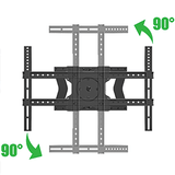 XTRARM Tantal 80 cm Fixed - Soporte TV de pared Negro