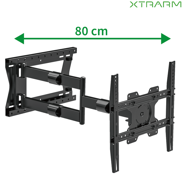XTRARM Tantal 80 cm Flex - Soporte TV de pared Negro