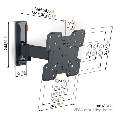 Vogel's TVM 3225 FULL MOTION S WANDBEVESTIGING