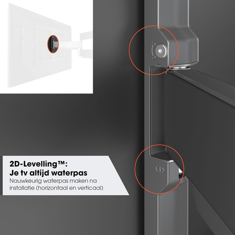 Vogel's TVM 5445 Draaibare tv-beugel 32 -65 inch platinumgrijs