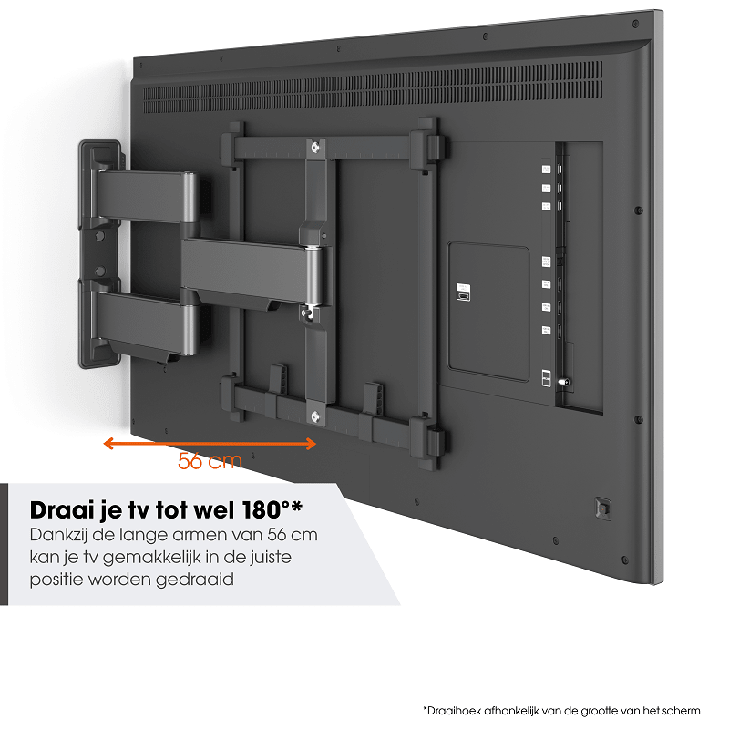 Vogel's TVM 5445 Draaibare tv-beugel 32 -65 inch platinumgrijs