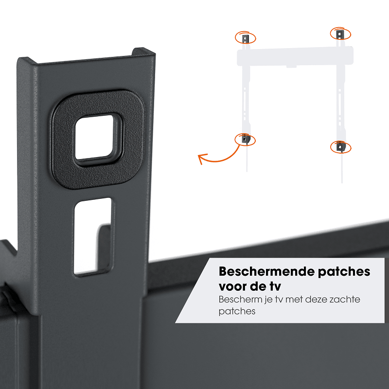 Vogel's TVM 5645 Draaibare tv-beugel 40 -77 inch platinumgrijs