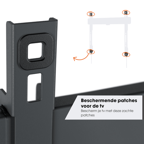 Vogel's TVM 5645 Draaibare tv-beugel 40 -77 inch platinumgrijs
