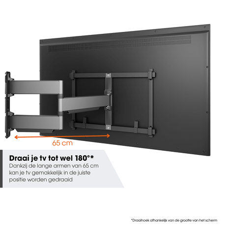 Vogel's TVM 5645 Draaibare tv-beugel 40 -77 inch platinumgrijs