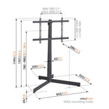 Vogel's TVS 3695 FLOORSTAND OAK & STEEL
