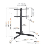 Vogel's TVS 3695 FLOORSTAND OAK & STEEL