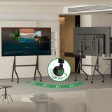 XTRARM Aura XTR-FS5150 – Mobiele tv-vloerstandaard 42"-110" Zwart